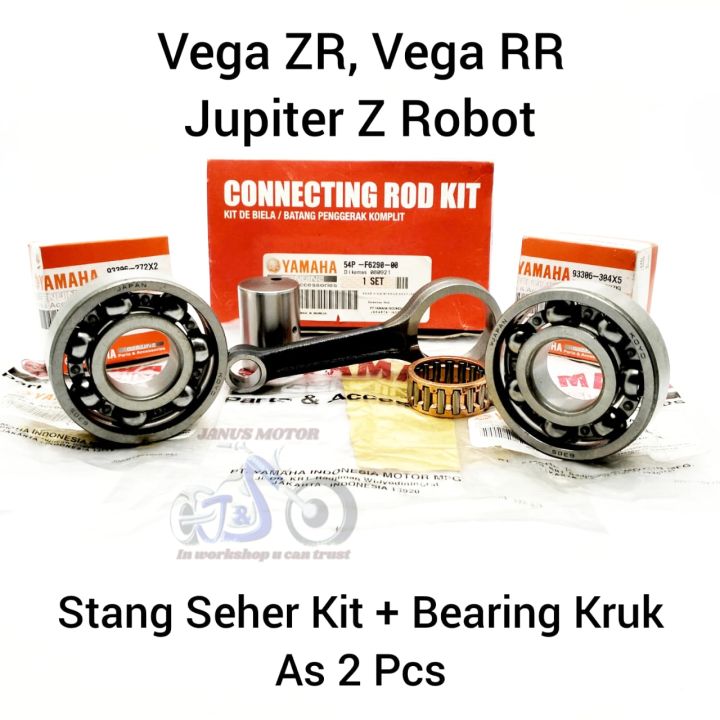 Stang Seher Kit Bearing Kruk AS 2 Pcs Kiri Kanan Vega ZR RR Jupiter Z