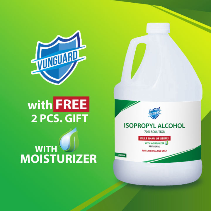 70 ISOPROPYL ALCOHOL DISINFECTANT ANTISEPTIC 1 GALLON WITH FREE GIFT