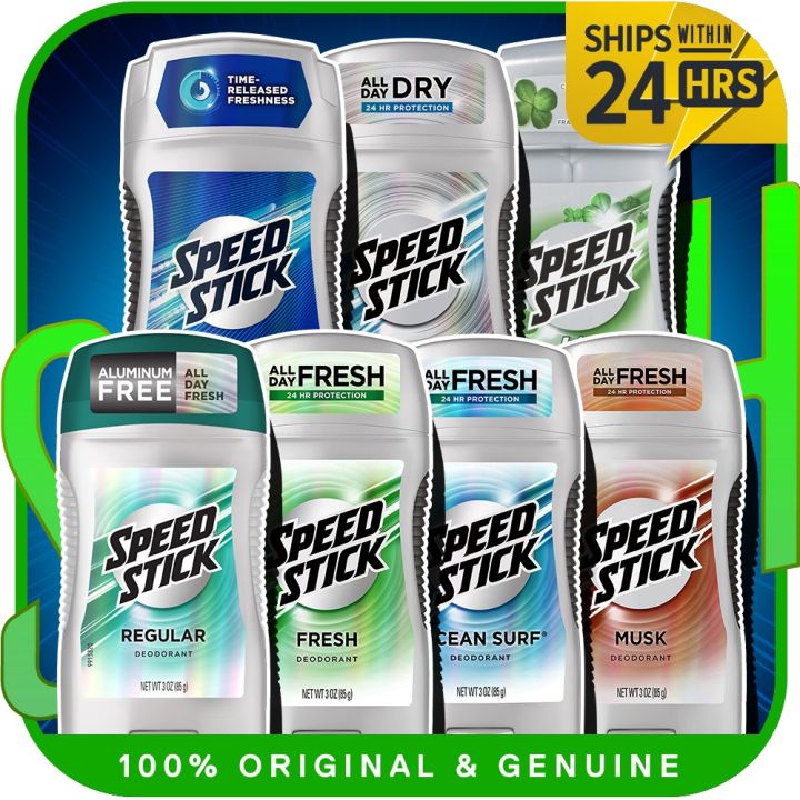 GENUINE Speed Stick Underarm Deodorant Antiperspirant For Men Lazada