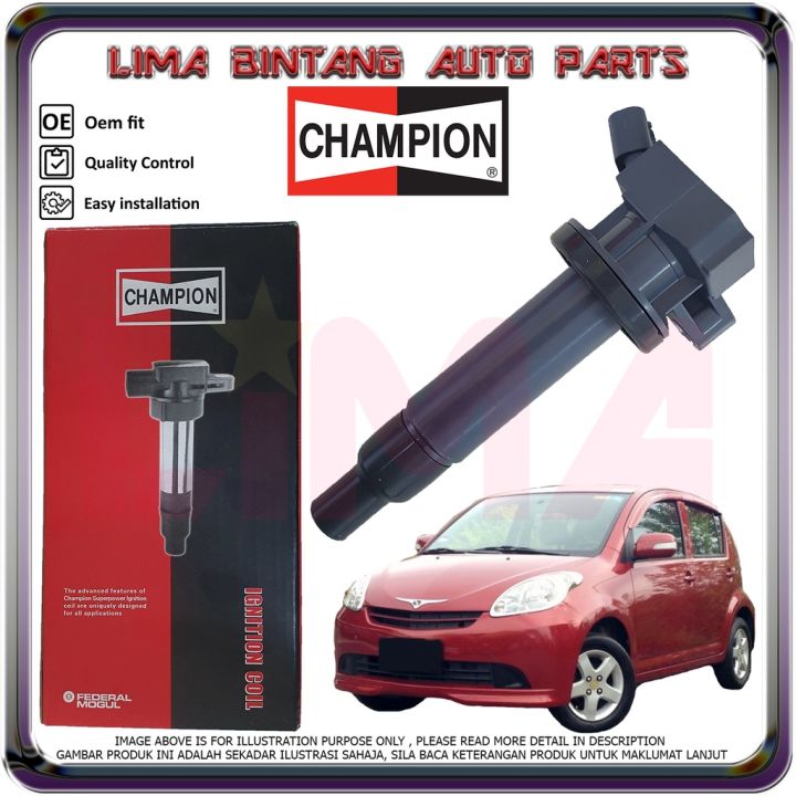 Perodua Myvi Old Ignition Coils Plug Coil CHAMPION Original 1 0