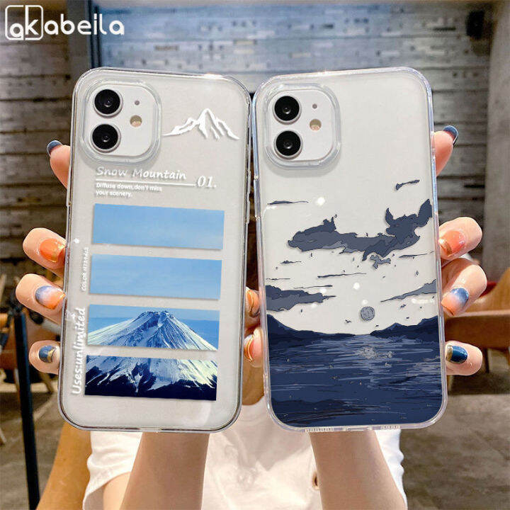 New ArrivalAKABEILA Landscape Illustration Phone Case For Xiaomi MI