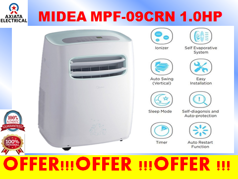 Midea MPF 09CRN1 1 0hp Portable Air Conditioner Aircond Air Cond