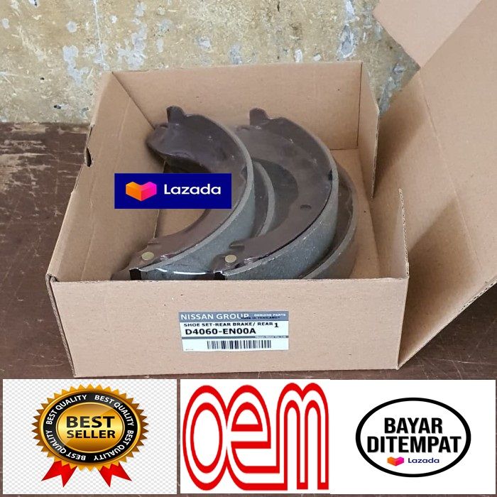 Brake Shoe Kampas Rem Belakang Nissan Grand Livina Panjang Row Mim