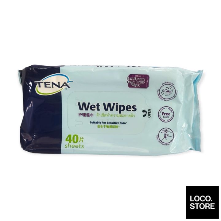 Tena Adult Wet Wipes S Lazada