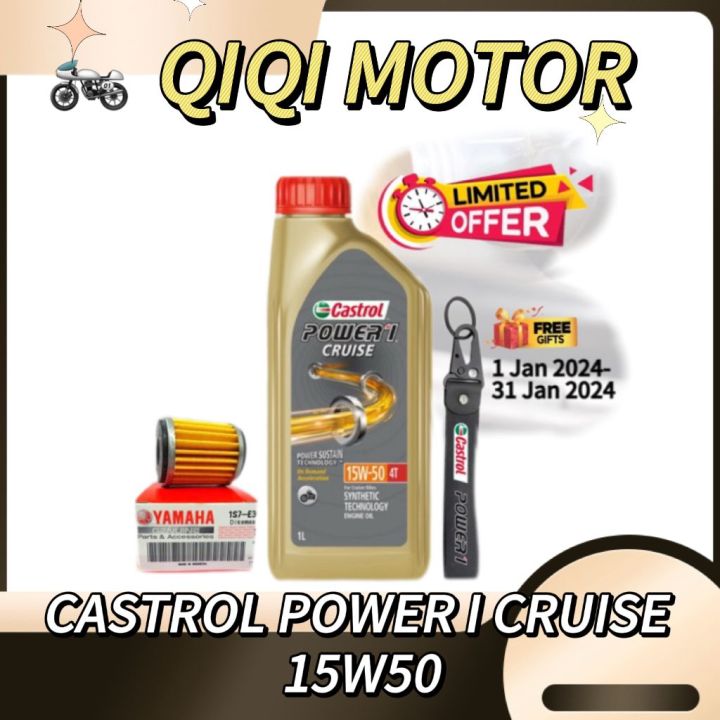 Castrol Power Cruise W T Oil Semi Synthetic Engine Oil Pewangi