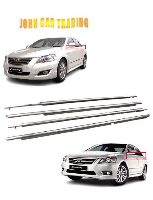 Toyota Camry Acv Door Glass Outer Moulding Chrome Camry