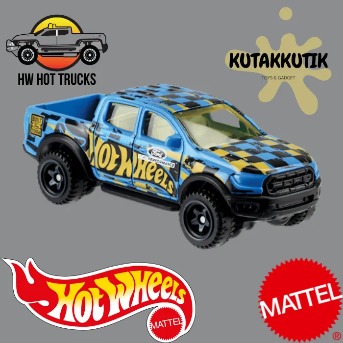 Hot Wheels 19 Ford Ranger Raptor Biru Pickup Truck HW Hot Trucks Lazada Indonesia