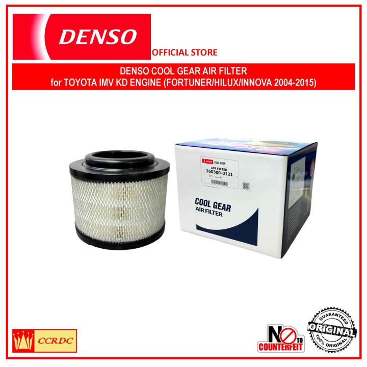 DENSO Cool Gear Air Filter 0121 For TOYOTA IMV KD ENGINE FORTUNER