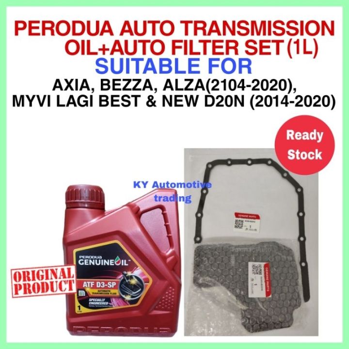 Original Perodua Atf D Sp L Auto Transmission Oil With Auto Filter