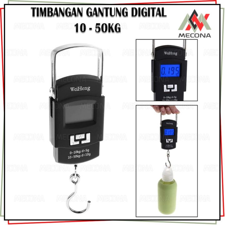 Mecona Timbangan Digital Gantung Weiheng Wh A Kapasitas Kg