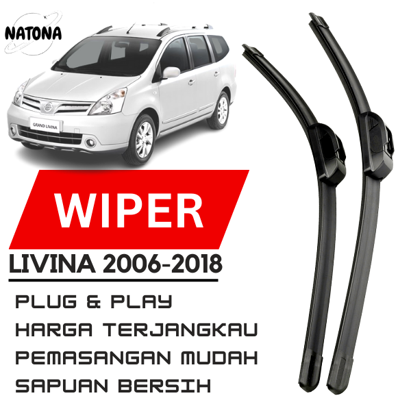 Wiper Mobil Grand Livina Depan 2006 2018 Karet Wiper Grand Livina