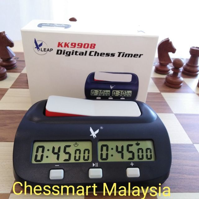 Chessmart Fide Approved Digital Chess Clock Timer Kk Lazada