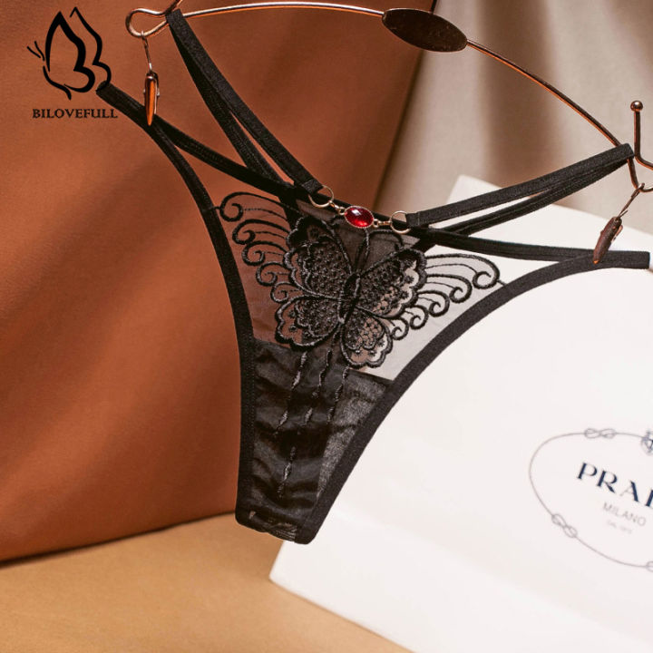 Bilovefull Sexy Lingerie Panties Underpants Female Temptation Passion