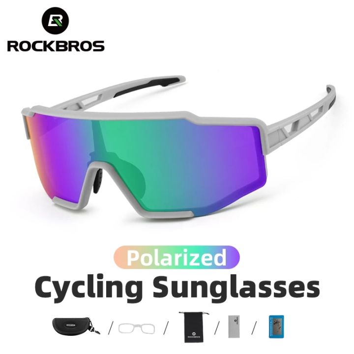 Rockbros Cycling Sunglasses Anti Uv Polarized Fishing Sunglasses