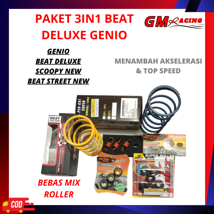 Paket Cvt Beat Deluxe Roller Brt Per Cvt Cld Per Sentri Daytona Beat