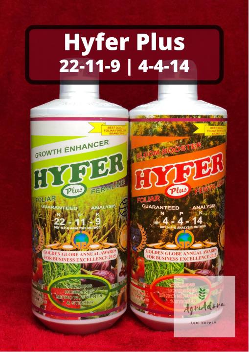 Hyfer Plus Bloom Booster Growth Enhancer Foliar Fertilizer Liter