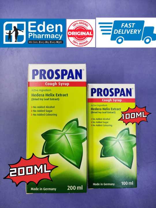 Prospan Dry Ivy Leaf Extract Cough Syrup Prospan Cough 100ml 200ml