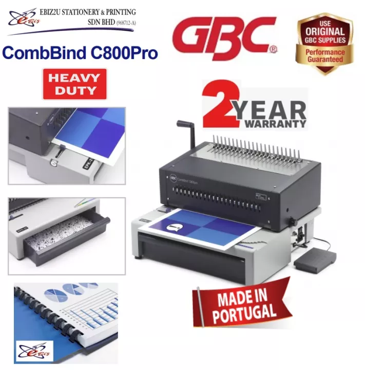 Gbc Electric C Pro Combbind Ibico Epk Heavy Duty Comb Binding