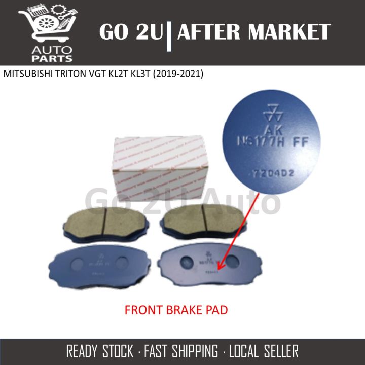 Front Brake Pads B Mitsubishi Triton Vgt Kl T Kl T