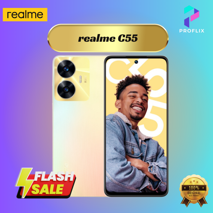 Realme C55 128GB ROM 6GB RAM 256GB ROM 8GB RAM 1 Year Realme Malaysia