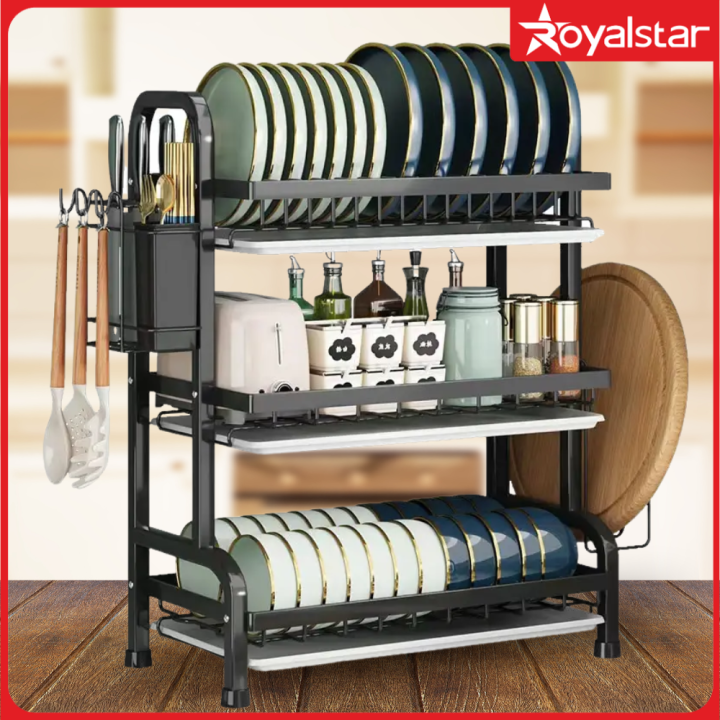 Royalstar Rak Piring Wastafel Rak Dapur Rak Piring Kitchen Set Rak