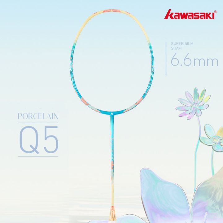 Kawasaki Porcelain Q Female Badminton Racket Super Slim Shaft U