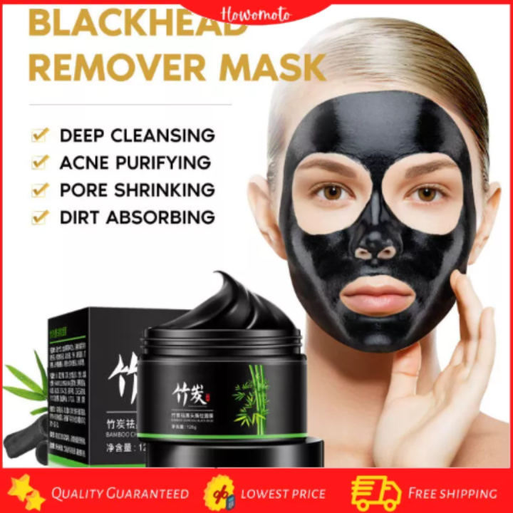 G Lifusha Bamboo Charcoal Black Mask Whitening Acne Treatment Oil