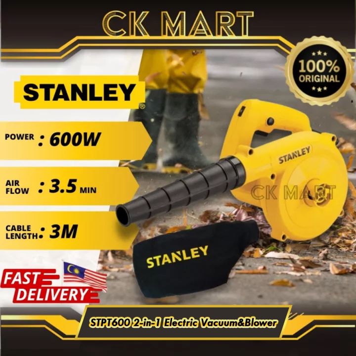 Stanley Blower Stpt W In Electric Blower Vacuum Variable