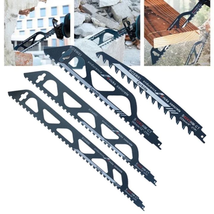 Milan Sharp Reciprocating Saw Blade Serrated Alloy Steel Cement Brick