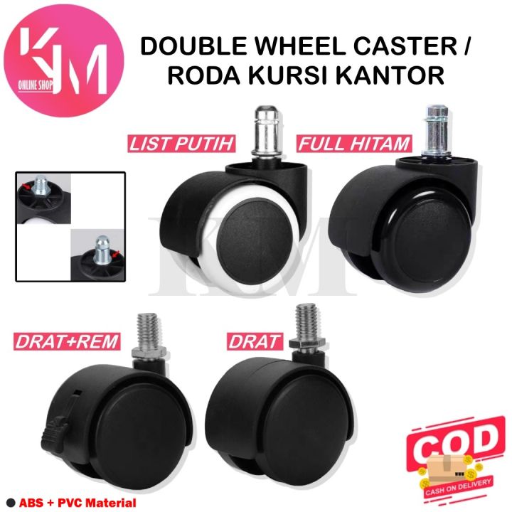 Roda Caster Kursi Kantor Roda Kastor Kursi Rak 2 INCH Lazada Indonesia