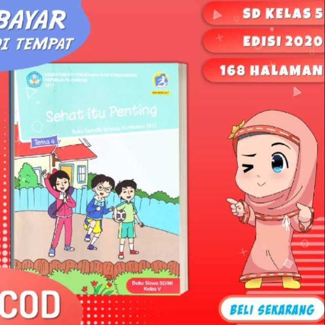 Buku Teks Siswa Tematik Terpadu K Dikbud Kelas Tema Sehat Itu