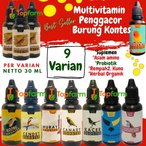 Doping Burung 30 ML Vitamin Burung Cepat Gacor Penggacor Burung