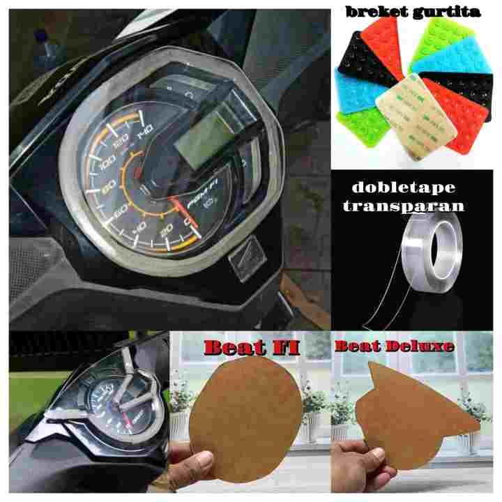 Holder Hp Speedometer Honda Beat Deluxe Beat Fi Bahan Akrilik Plus