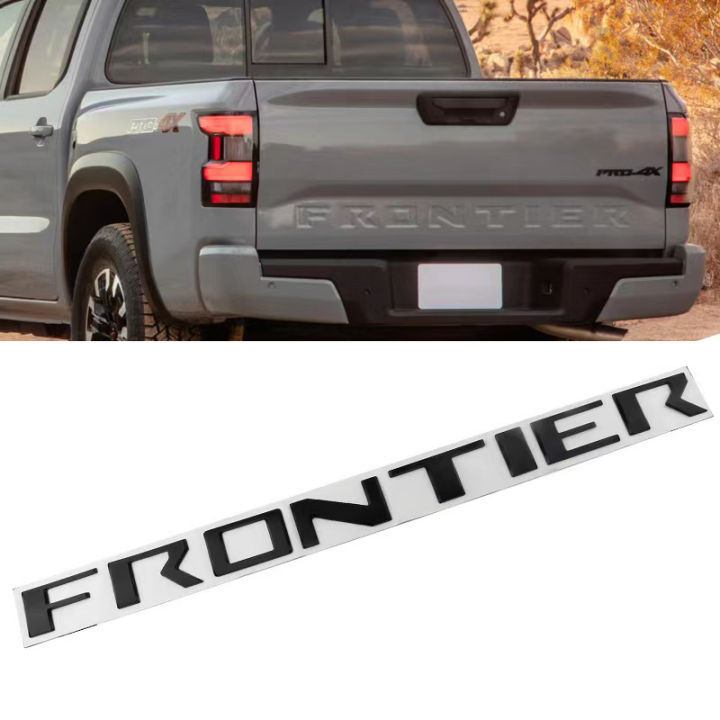 3D ABS Letters Compatible For Nissan Frontier Raised TRUNK Rear Emblem