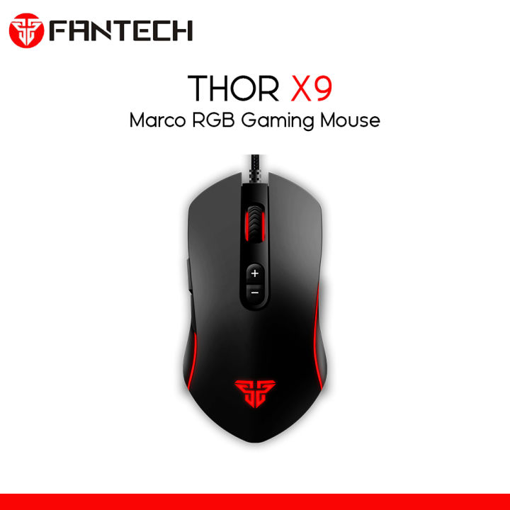 Fantech Gaming Mouse Thor X With Rgb Programmable Button Optical