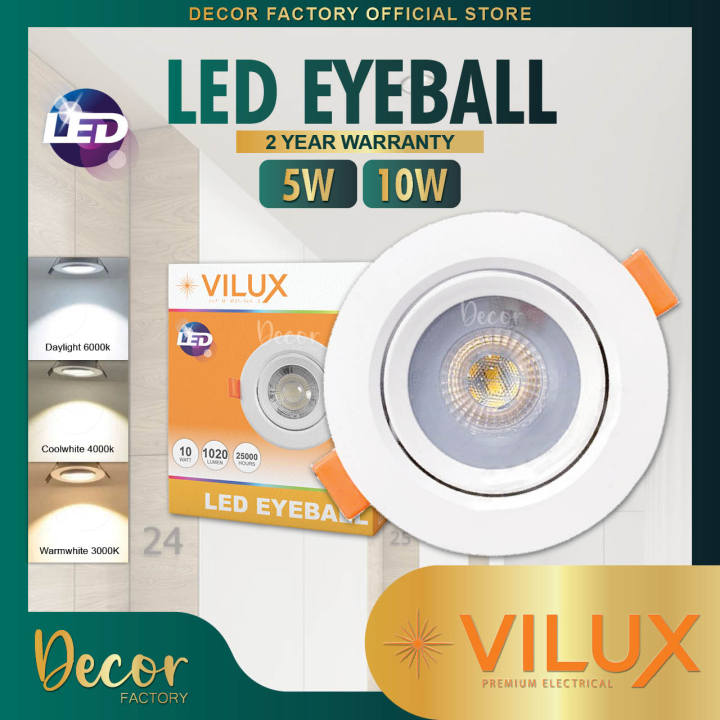 Led Eye Ball Recessed Spotlight Downlight W W Led Recessed Eyeball