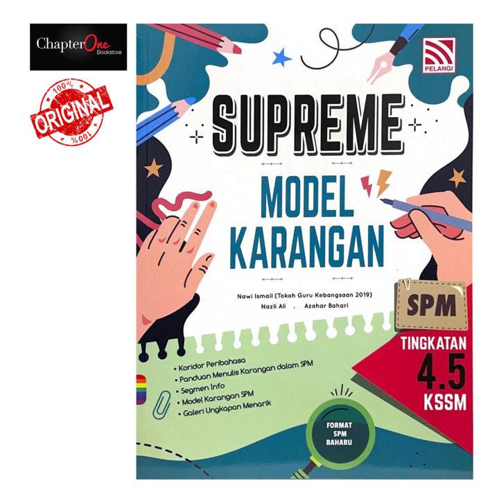 Pelangi SUPREME Model Karangan SPM KSSM Tingkatan 4 5 2024 Lazada