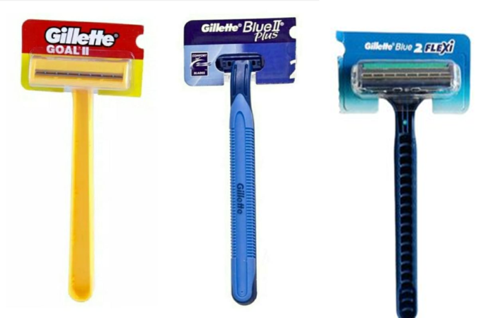 Gillette Goal Ii Blue Ii Plus Flexi Alat Pisau Cukur Kumis Jenggot