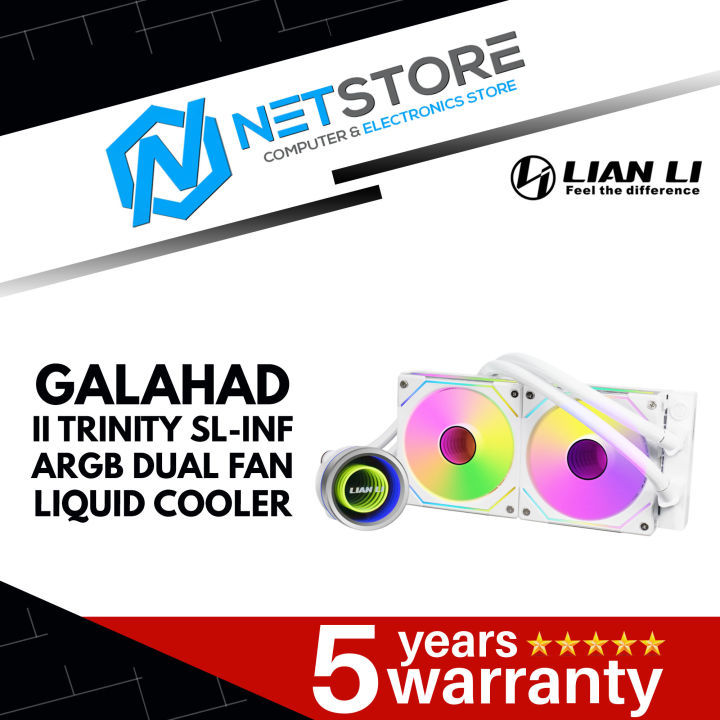 LIAN LI GALAHAD II TRINITY SL INF ARGB DUAL FAN LIQUID COOLING KIT