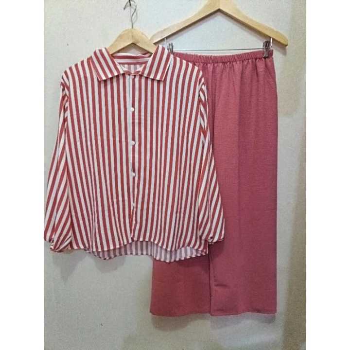 SETELAN CRINKLE AIRFLOW 2024 SET DWI SALUR SET SALUR KOMBINASI