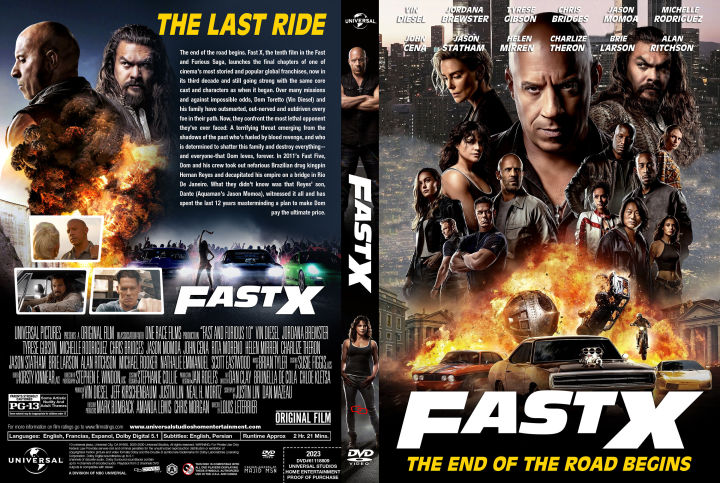 Fast X 2023 English HD DVD Movie Malay Subtitles Lazada