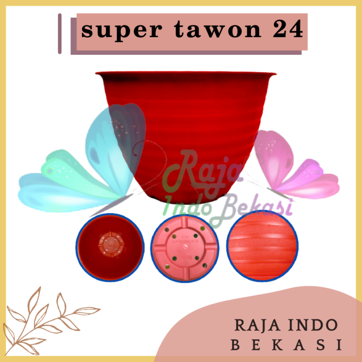 Pot Super Tawon Cm Merah Bata Orange Tawon Pot Plastik Cm Vas Pot