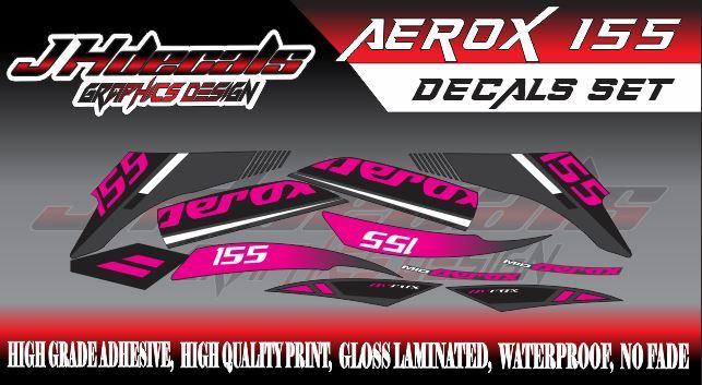 YAMAHA AEROX 155 THAI DECALS SET Lazada PH