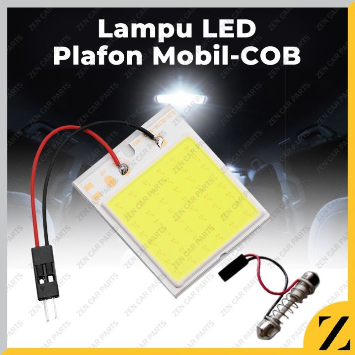 Lampu Plafon Mobil Kabin Cob Plasma Led Kabin Festoon Titik Terang