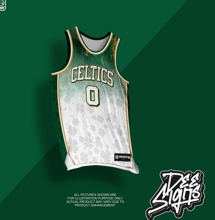 BASKETBALL BOSTON 18 JERSEY FREE CUSTOMIZE OF NAME AND NUMBER ONLY Full