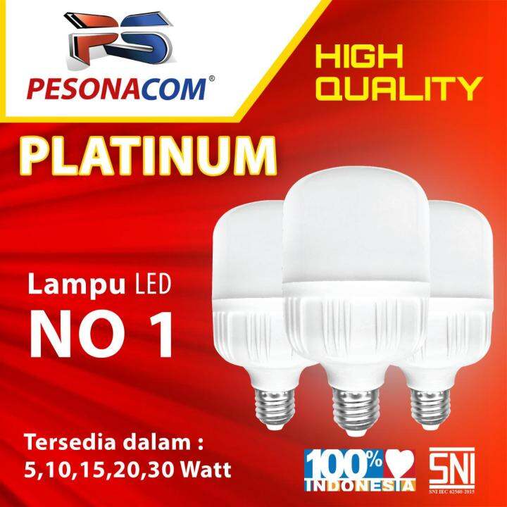 LAMPU BOHLAM LED SCORE MAXXI PESONACOM 5W 10W 15W 20W 30W 40 WATT