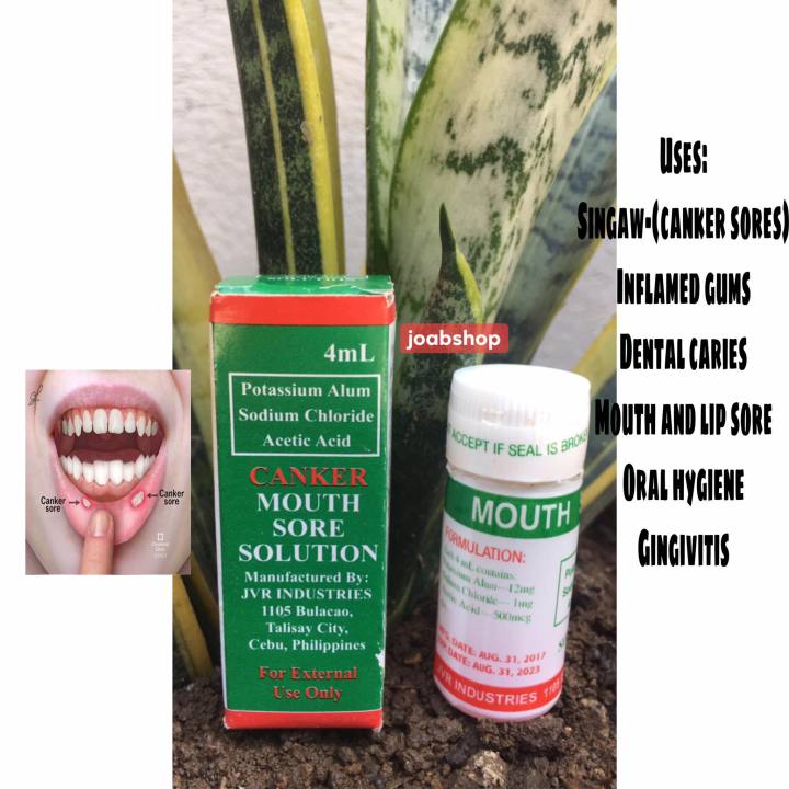 Canker Mouth Sore Drops Ml Lazada Ph