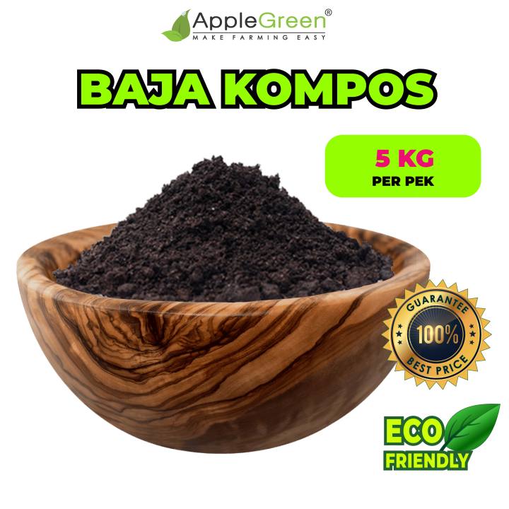 Kg Baja Kompos Organik Organic Fertilizer Pure Compost Sawit Kompos