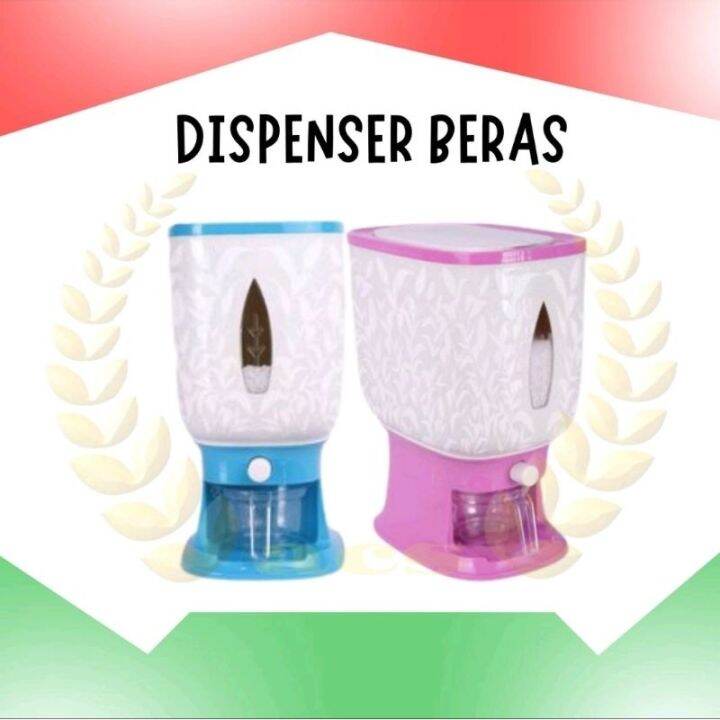 NEW RICE BOX DISPENSER BERAS MOTIF TEMPAT BERAS 12 LITER Lazada Indonesia