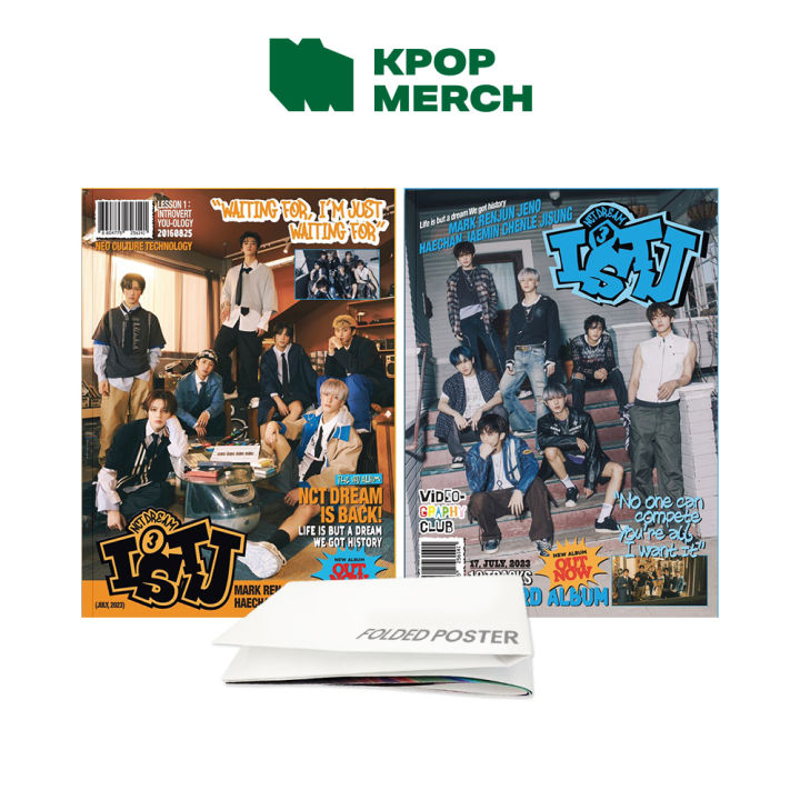 Nct Dream Rd Album Istj Photobook Ver Folded Poster Lazada